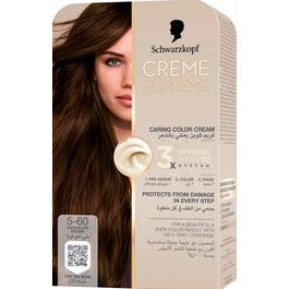 Schwarzkopf Creme Supreme Full Kit 5-60 Chocolate Brown