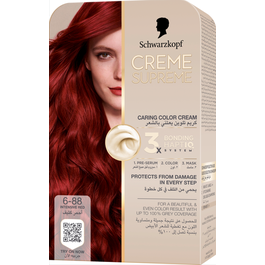 Schwarzkopf Creme Supreme Full Kit 6-88 Intensive Red