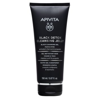 Apivita Black Detox Cleansing Jelly (Activated Charcoal) 150 ml