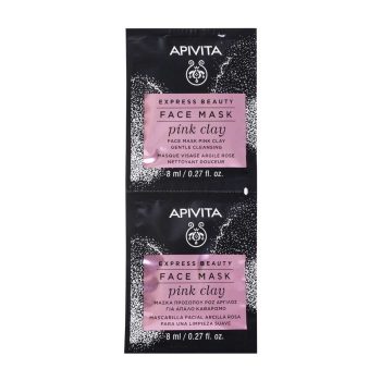 Apivita Express Beauty Face Mask Pink Clay 2x8 ml