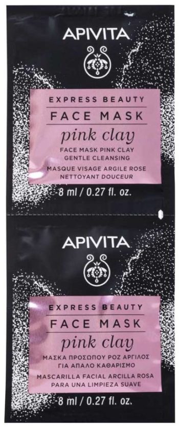 Apivita Express Beauty Face Mask Pink Clay 2x8 ml