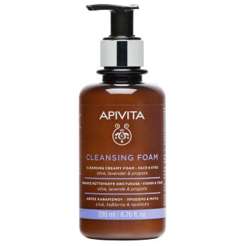 Apivita Face & Eye Foam Cleans 200ml