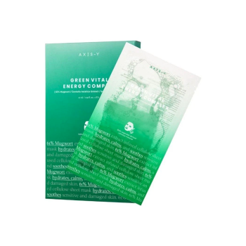 Axis-Y Mugwort Green Vital Energy Complex Sheet Masks 27ml