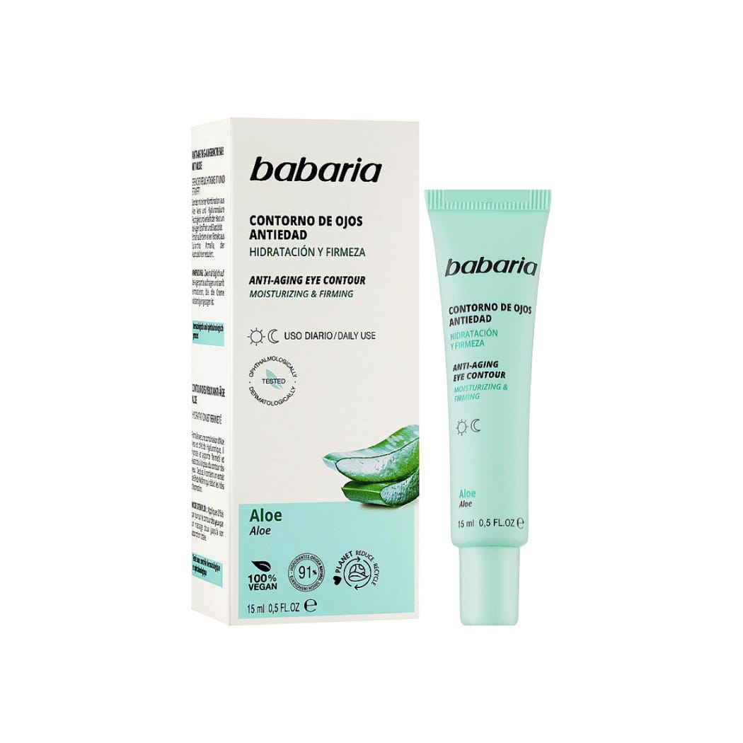 Babaria Aloe Vera anti-wrinkle Eye Cream - 15ml Babaria Aloe Vera anti-wrinkle Eye Cream - 15ml
