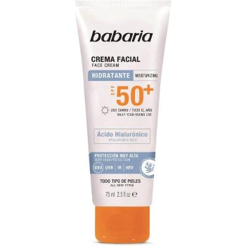 Babaria Hyaluronic Acid Moisturizing Face Cream SPF50 - 75ml