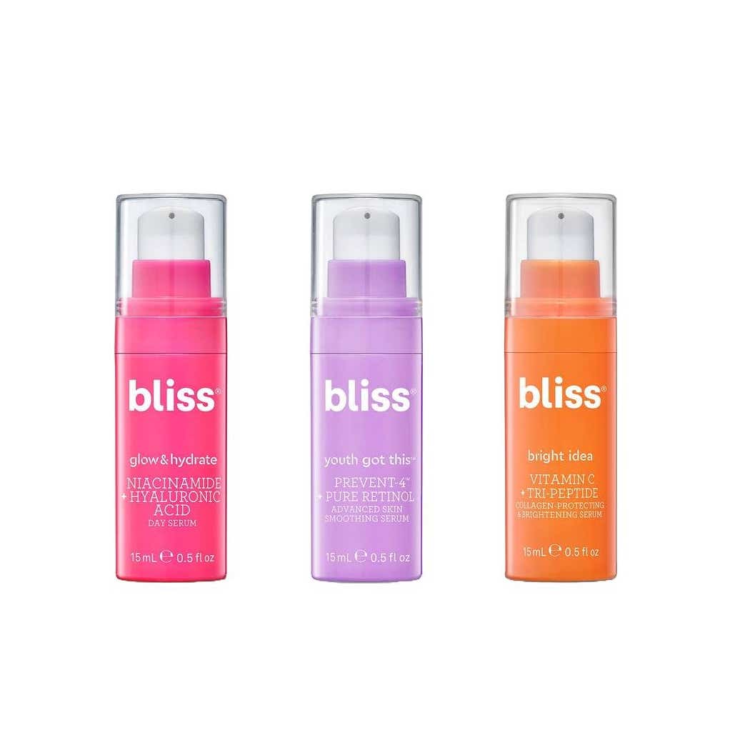 Bliss Serum Set Collection Hydrate Smooth Brighten 15ml X 3 Bliss Serum Set Collection Hydrate|Smooth|Brighten 15ml X 3