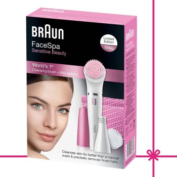 Braun FaceSpa Sensitive Beauty + Cleansing Brush 832S