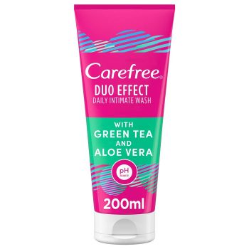 CAREFREE Intimate Wash Green Tea & Aloe Vera 200ml