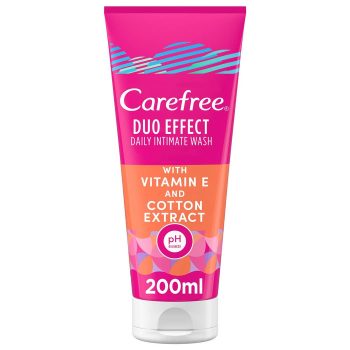 CAREFREE Intimate Wash Vit E & Cotton 200ml