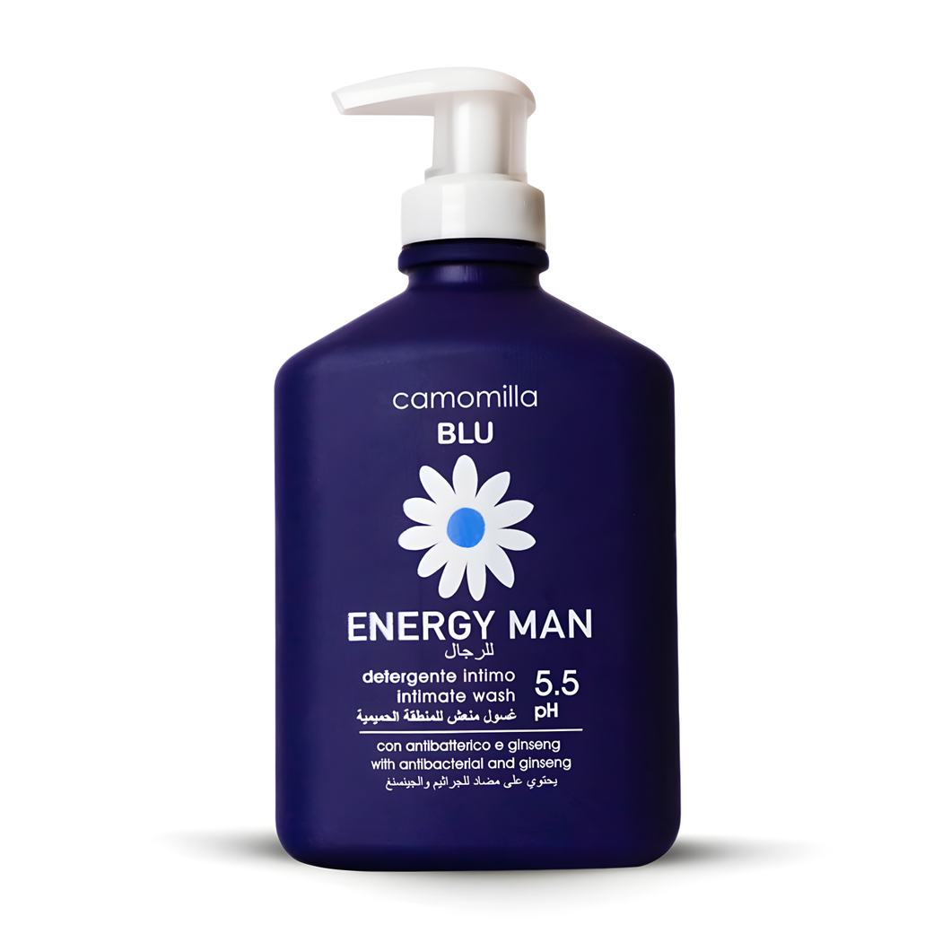 Camomilla Blu Energy Man Intimate Wash For Men Ph5.5 - 300 ml Camomilla Blu Energy Man Intimate Wash For Men Ph5.5 - 300 ml