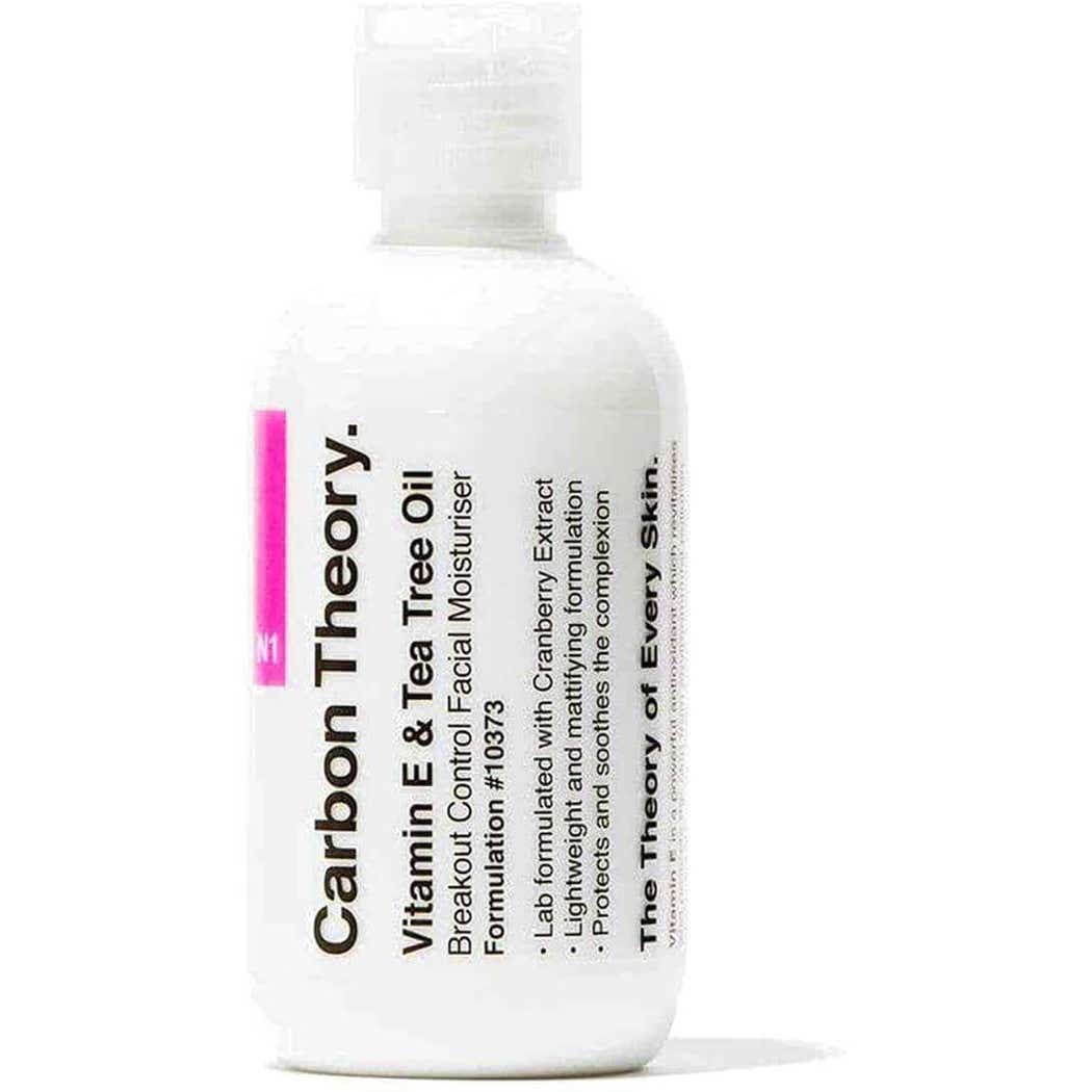 Carbon Theory Moisturiser Vitamin E And Tea Tree Oil 100ml Carbon Theory Moisturiser Vitamin E And Tea Tree Oil 100ml