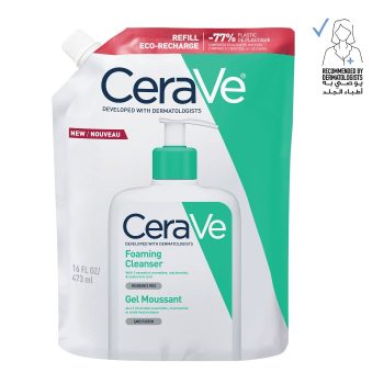 Cerave Foaming Cleanser for Normal to Oily Skin with Hyaluronic Acid Refill 473 ml