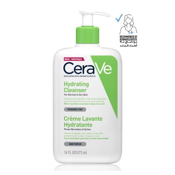 Cerave Hydrating Cleanser for Normal to Dry Skin with Hyaluronic Acid 473 ml