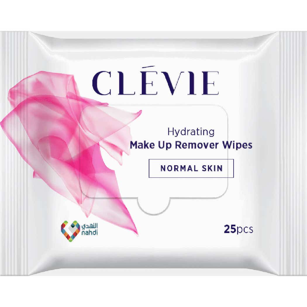 Clevie Make Up Remover Wipes Normal Skin 25 Pcs Clevie Make Up Remover Wipes Normal Skin 25 Pcs