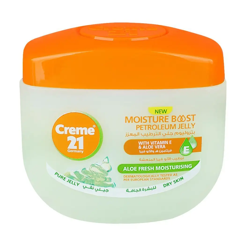 Creme 21 Moisture Aloe Vera Fresh Moisturizing Petroleum Jelly 100 ml