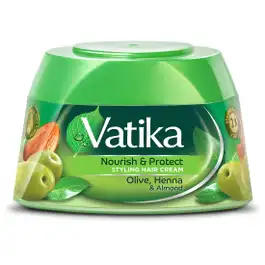Dabur Vatika Hair Cream Olive| Henna & Almond 210 Ml