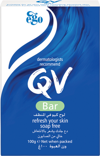 Ego QV Soap Bar Fragrance Free 100g