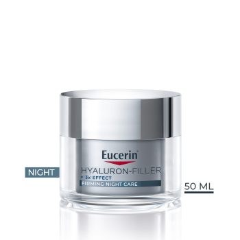 Eucerin Hyaluron Filler Anti-Aging Face Firming Night Cream with Hyaluronic Acid, 50ml
