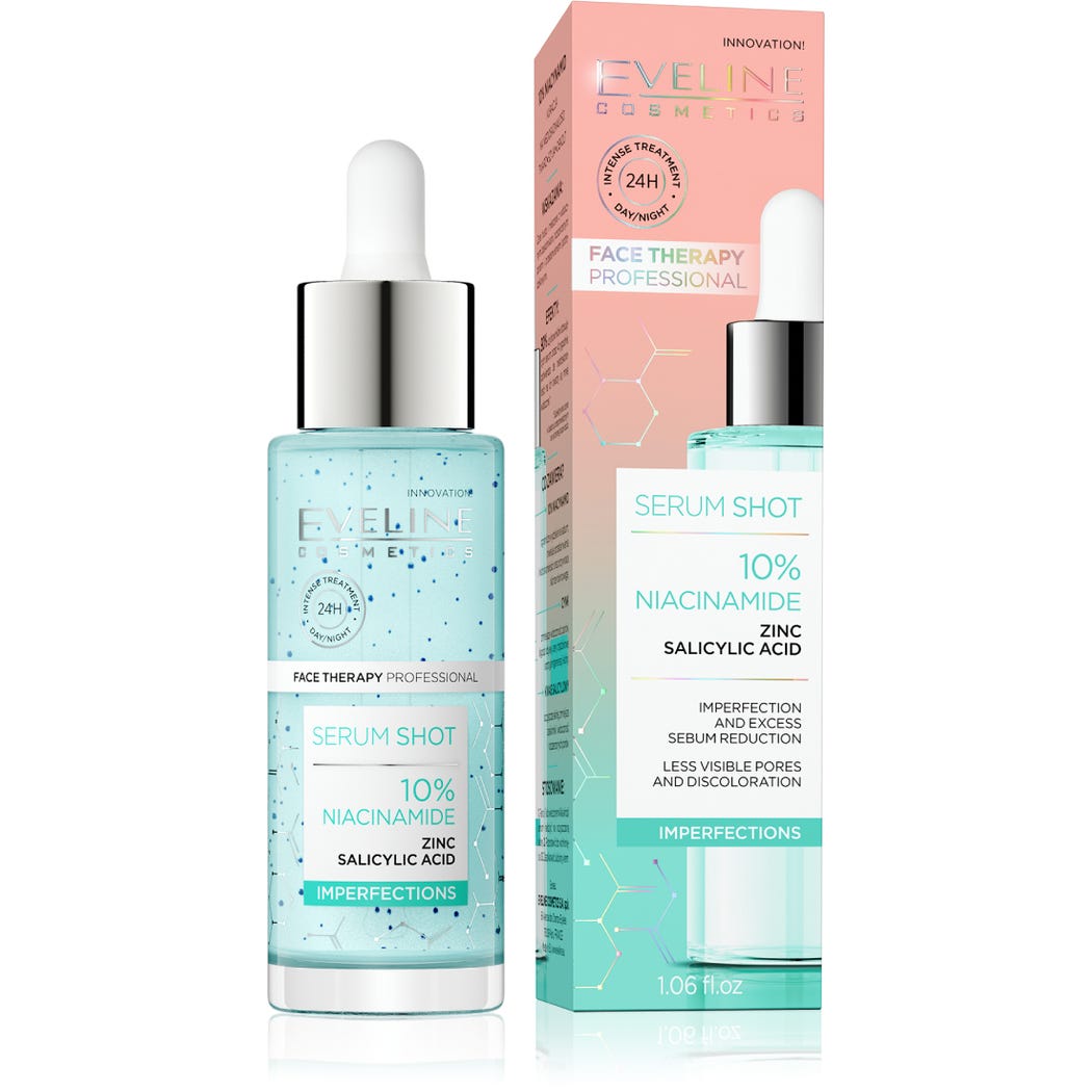Eveline Serum Shot 10% Niacinamide Imperfections 30ml Eveline Serum Shot 10% Niacinamide Imperfections 30ml