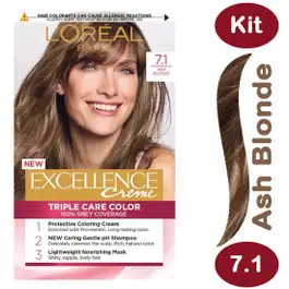 Excellence Hair Color Light Blonde 7.1