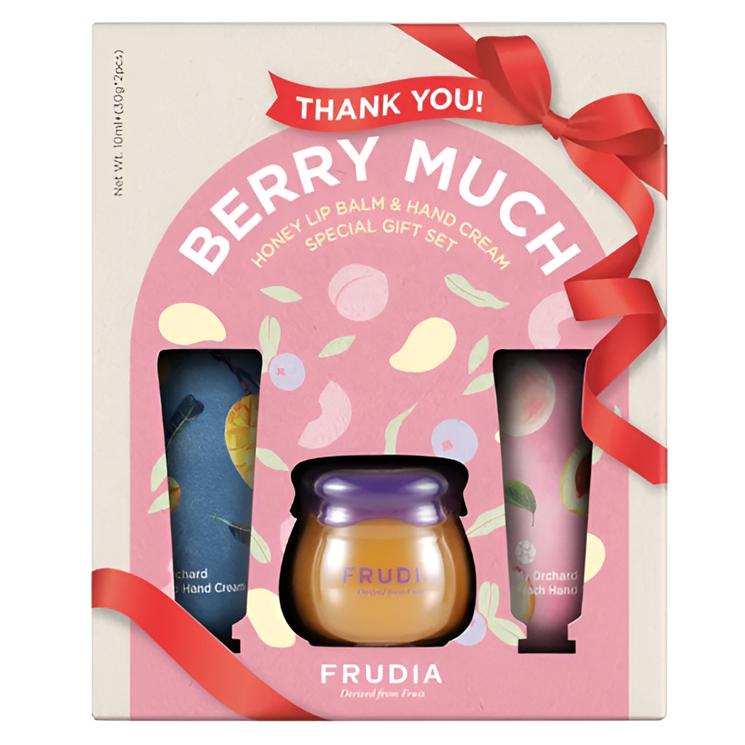 Frudia Thank You Berry Much Honey Lip Balm & Hand Cream Set Frudia Thank You Berry Much Honey Lip Balm & Hand Cream Set