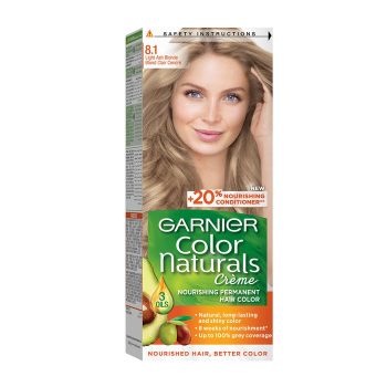 Garnier Color Naturals Creme Hair Color Light Gray Blond 8.1