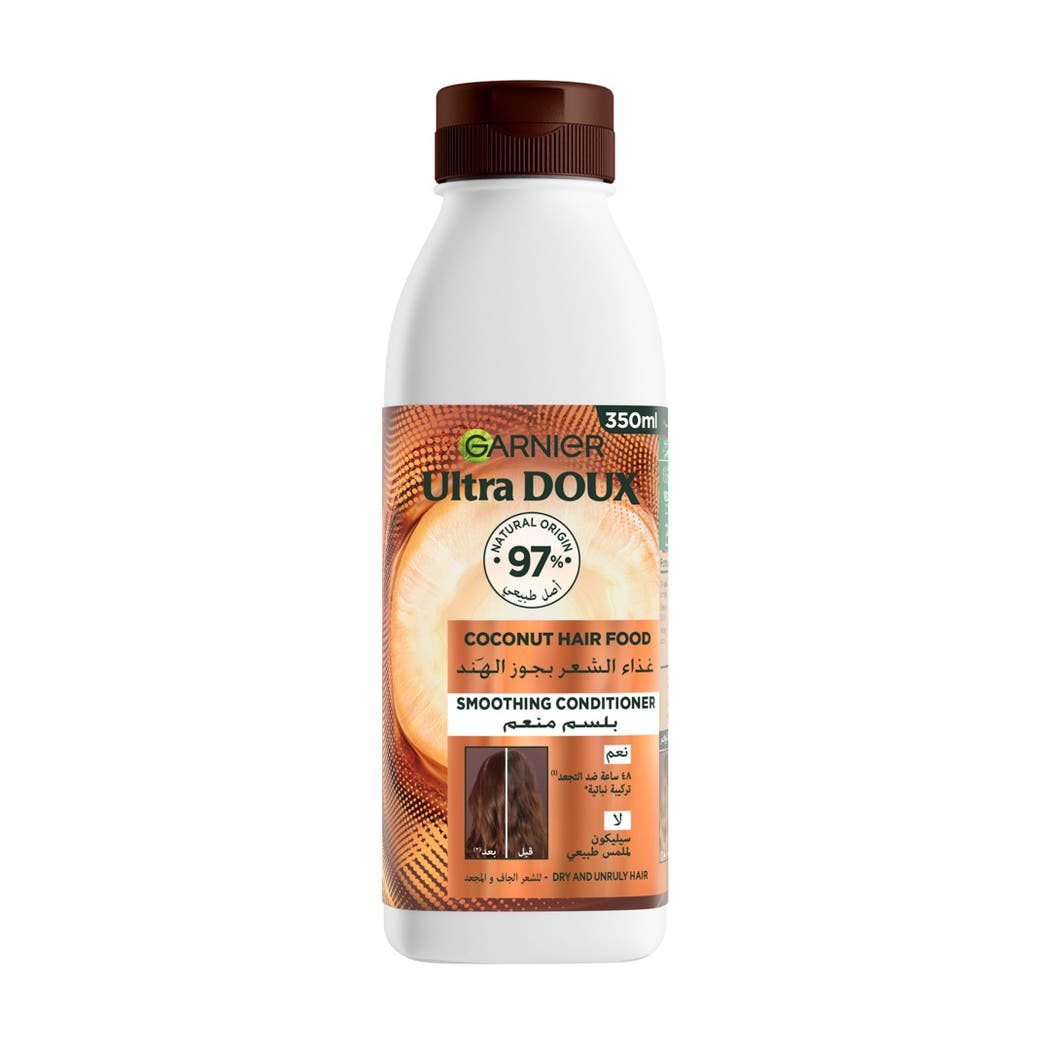 Garnier Ultra Doux Hair Food Coconut & Macademia Conditioner 350 ML Garnier Ultra Doux Hair Food Coconut & Macademia Conditioner 350 ML