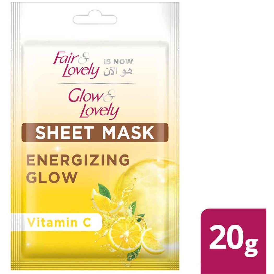 Glow & Lovely Vitamin C Sheet Mask 20g Glow & Lovely Vitamin C Sheet Mask 20g