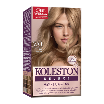 Koleston Deluxe No Ammonia Hair Color Kit - Medium Blonde 7/0
