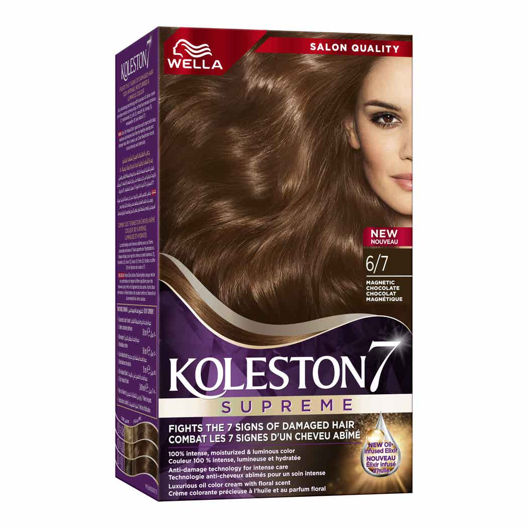 Koleston Hair Color Chocolate Brown Kit 6 Koleston Hair Color Chocolate Brown Kit 6/7