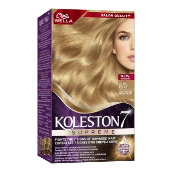 Koleston Hair Color Light Blonde Kit 8/0