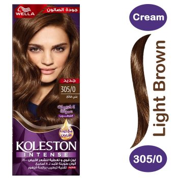 Koleston Hair Color Light Brown + Developer 305/0