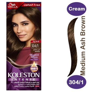Koleston Hair Color Medium Ash Brown + Developer 304/1