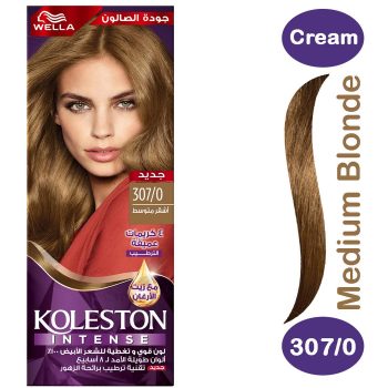 Koleston Hair Color Medium Blonde + Developer 307/0