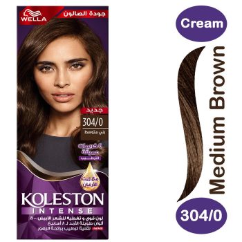Koleston Hair Color Medium Brown + Developer 304/0