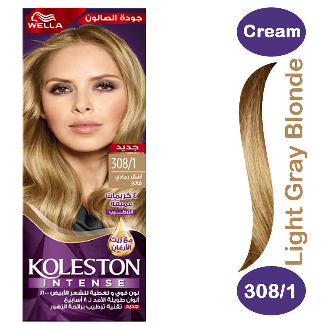 Koleston Intense Hair Color Light Gray Blonde 308 Koleston Intense Hair Color Light Gray Blonde 308/1