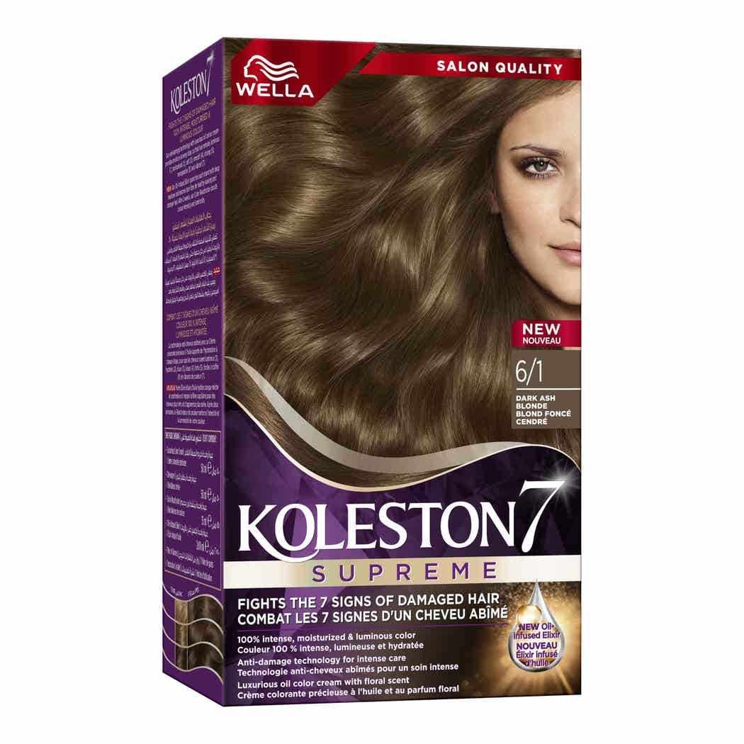 Koleston Supreme Hair Color Dark Ash Blonde 6 Koleston Supreme Hair Color Dark Ash Blonde 6/1