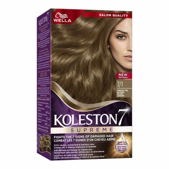 Koleston Supreme Hair Color Medium Ash Blonde 7/1