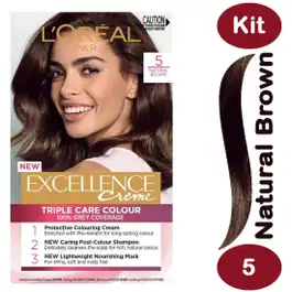 Excellence Hair Color Natural Light Brown 5