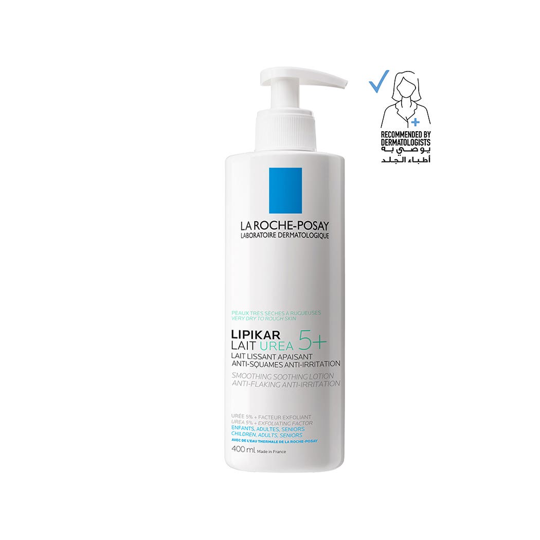 La Roche-Posay Lipikar Lait 5% Urea Body Lotion for Dry and Eczema Prone Skin 400ml