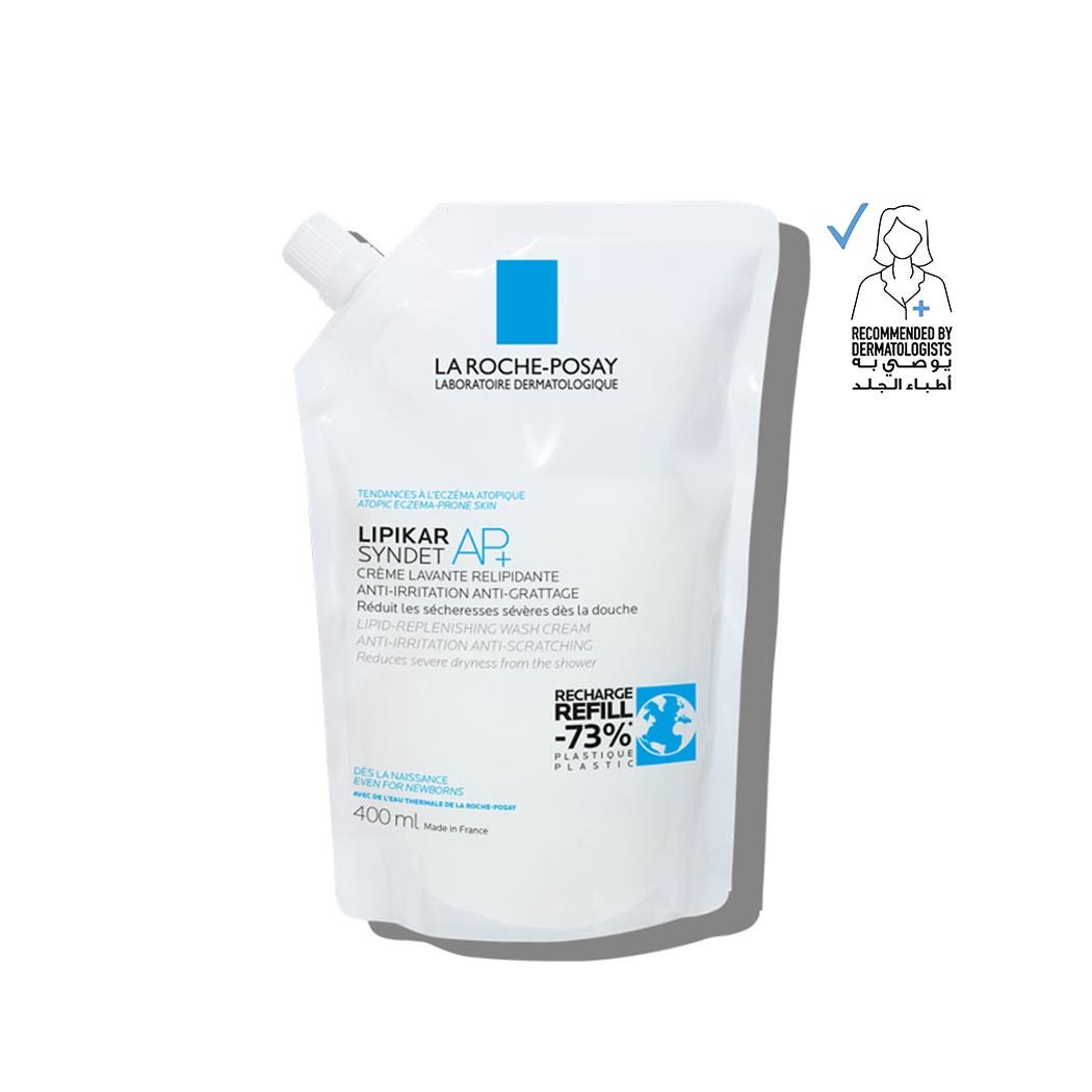 La Roche-Posay Lipikar Syndet AP+ Body Wash for Eczema Prone Skin Refill 400 ml La Roche-Posay Lipikar Syndet AP+ Body Wash for Eczema Prone Skin Refill 400 ml
