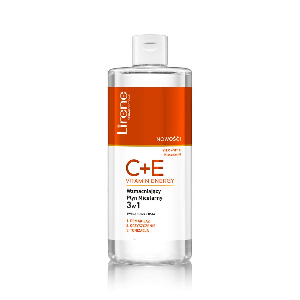 Lirene C+E Vitamin Micellar Water 3-In-1 C+E 400ml Lirene C+E Vitamin Micellar Water 3-In-1 C+E 400ml