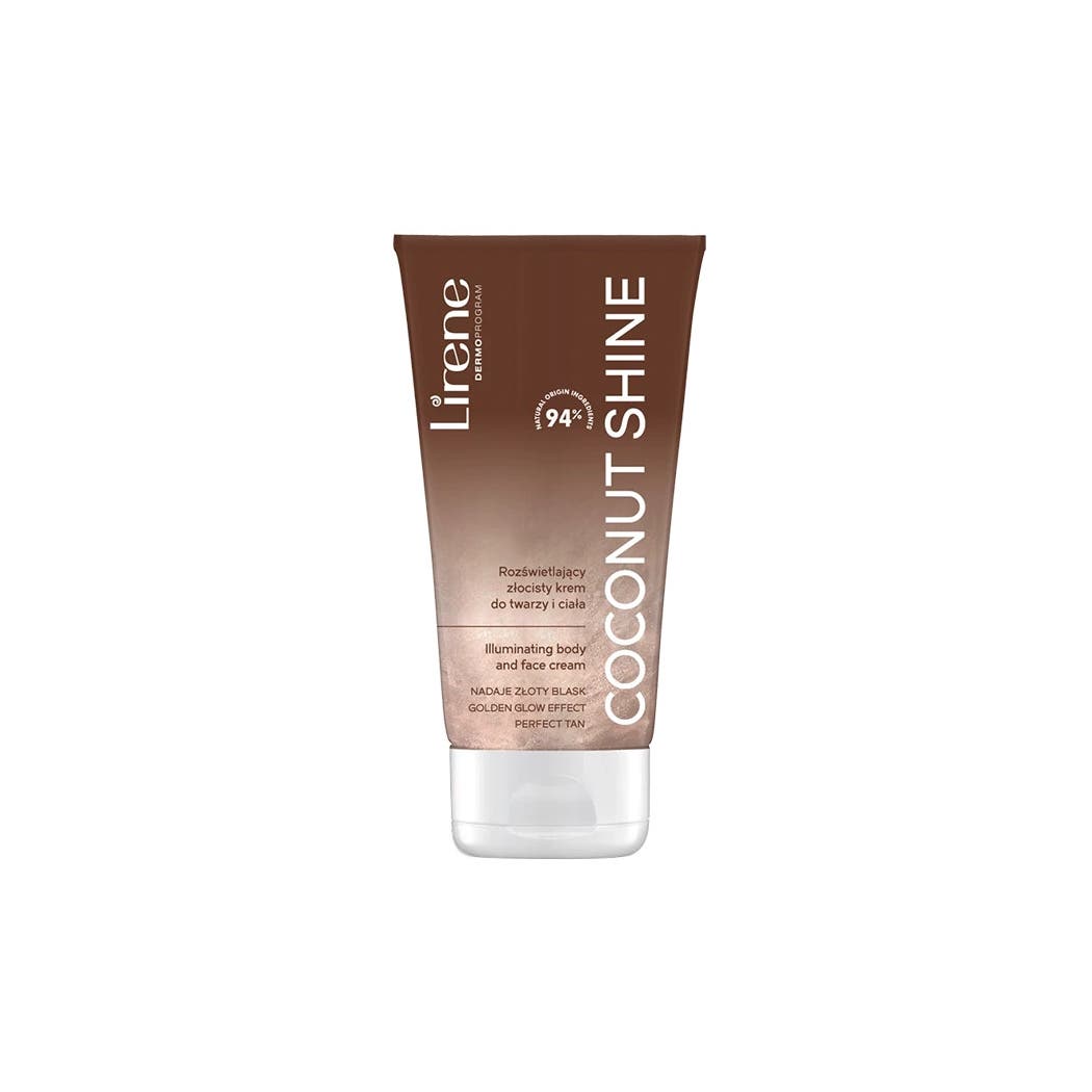Lirene Golden Body And Face Cream Coconut Shine - 150 ml