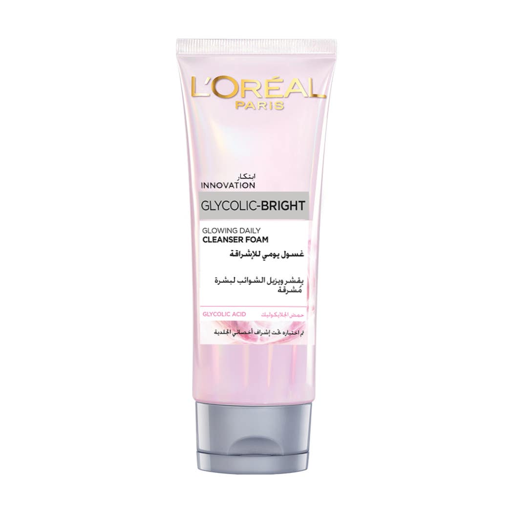 Loreal Glycolic Bright Daily Cleanser Foam 100 ml Loreal Glycolic Bright Daily Cleanser Foam 100 ml