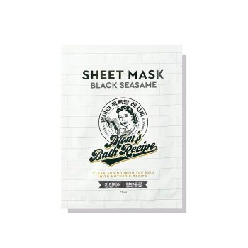 Mom'S Bath Recipe Black Sesame Sheet Mask Single 25 Ml