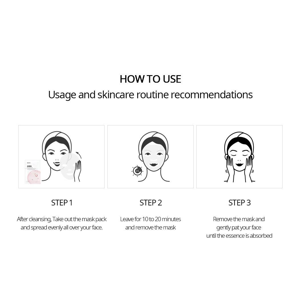 Nacific Aha Bha Balancing Mask Pack 30g Nacific Herb Retinol Relief Mask Pack 30g