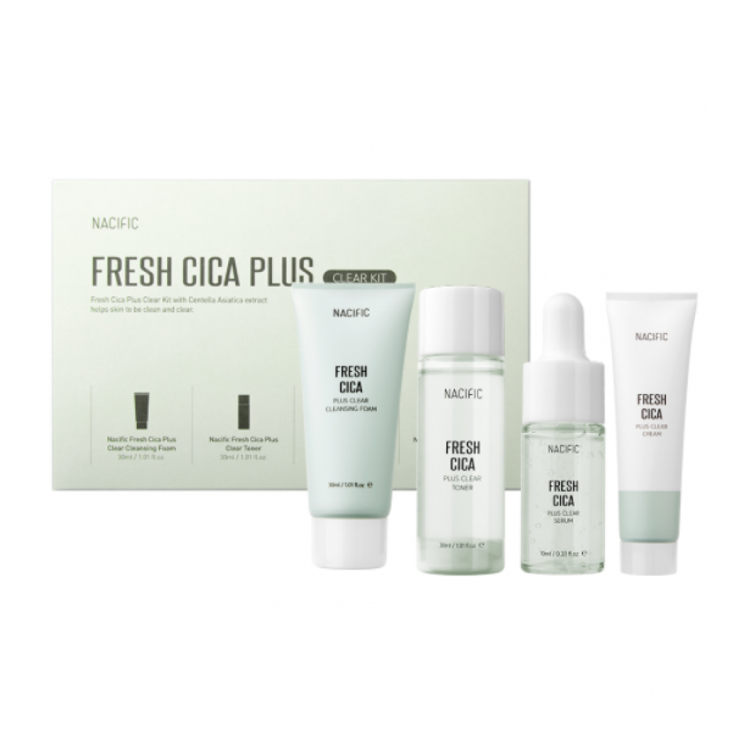 Nacific Fresh Cica Plus Skin Cleansing Set