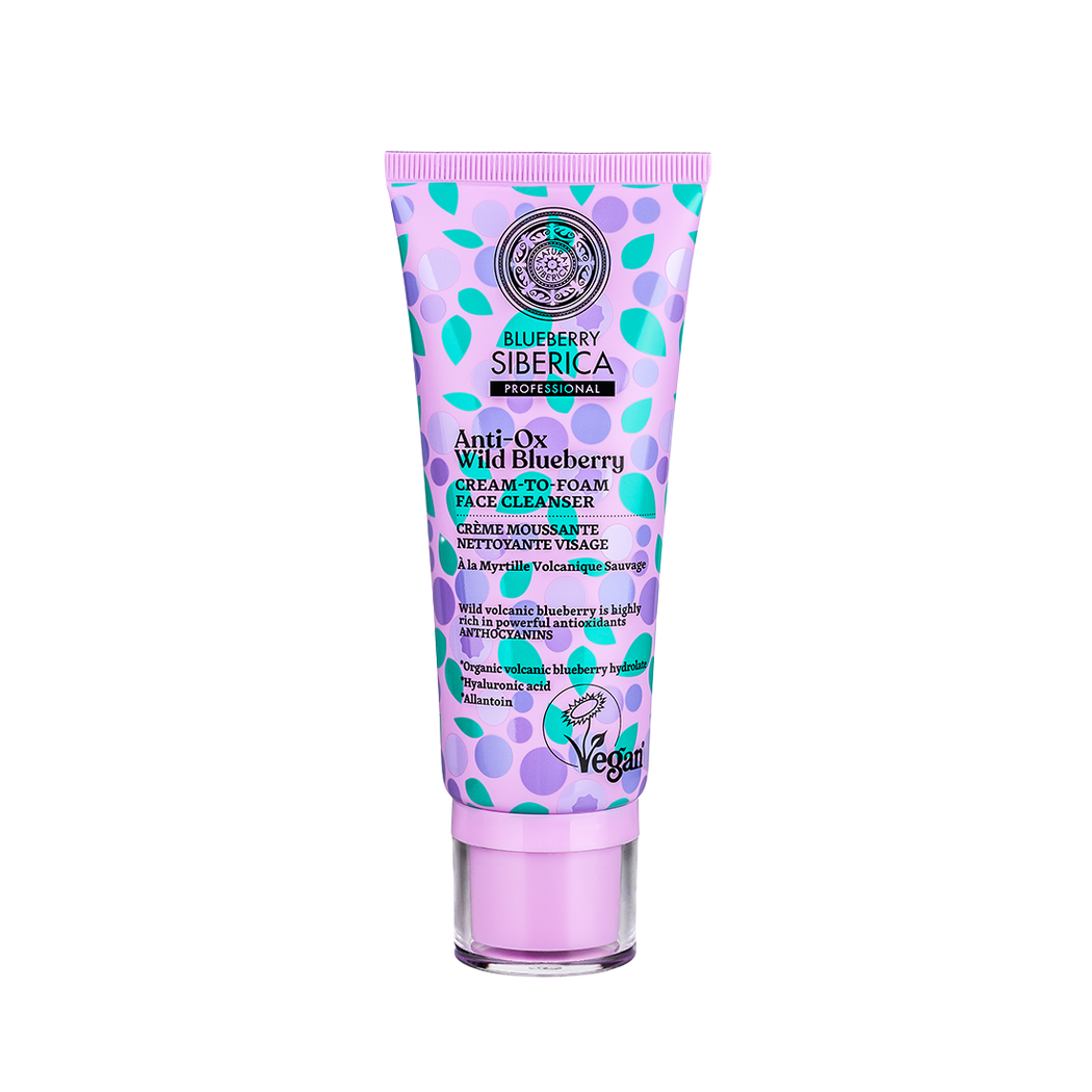 Natura Siberica Anti-Ox Berry Cream-Foam Face Cleanser100Ml Natura Siberica Anti-Ox Berry Cream-Foam Face Cleanser100Ml