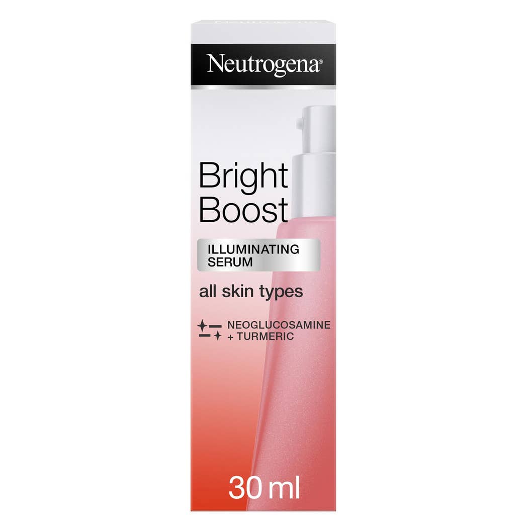 Neutrogena Bright Boost Illuminating Face Serum, with Neoglucosamine, Helps Get Brighter, More Even Skin, for All Skin Types, 30ml Neutrogena Bright Boost Illuminating Face Serum, with Neoglucosamine, Helps Get Brighter, More Even Skin, for All Skin Types, 30ml