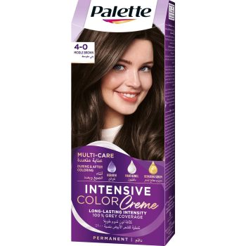 Palette Intensive Color Cream Middle Brown 4-0